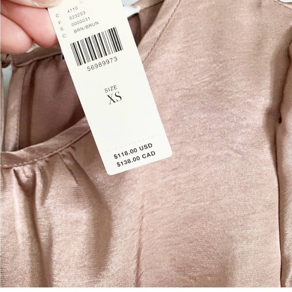 Anthropologie Kipp Shimmer Blouse XS Pink NWT - Picture 6 of 8